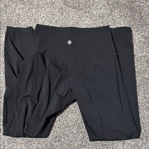 lululemon athletica Black Athletic Leggings
